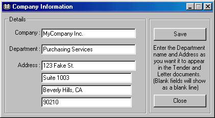 Change Address Form